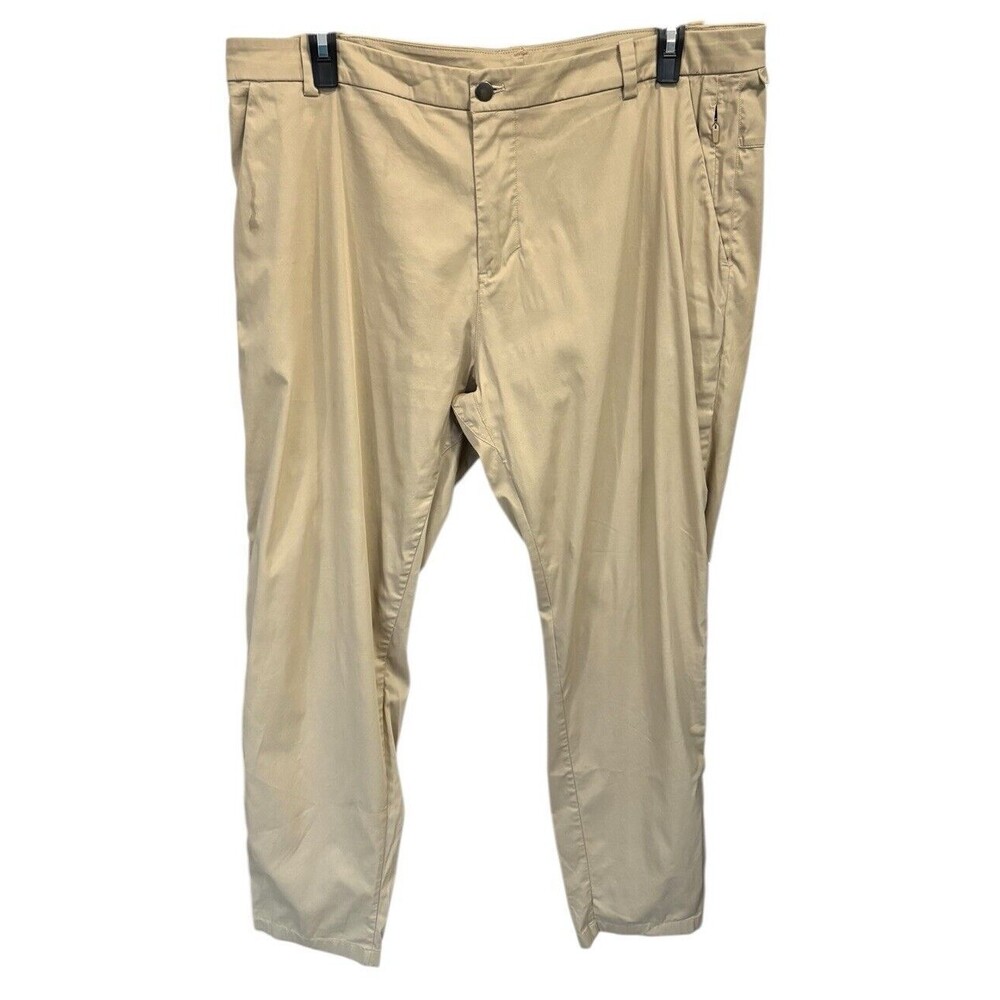 Lululemon Commission Pant Classic Swift Cotton‎ 34” Tan Size 38